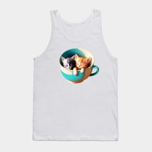 Kittens in cup Tank Top